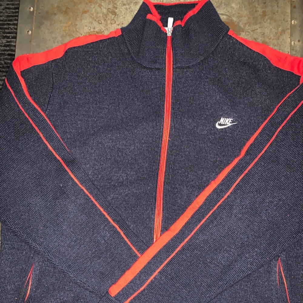 Nike Track Jacket in heavy knit material